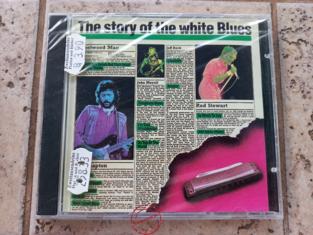 Audio CD: VA The Story Of The White Blues (1989) Compilation