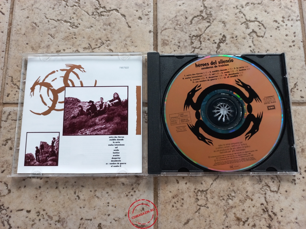 Audio CD: Heroes Del Silencio (1990) Senderos De Traicion