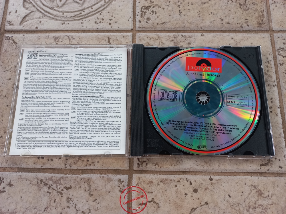 Audio CD: James Last (1982) Biscaya