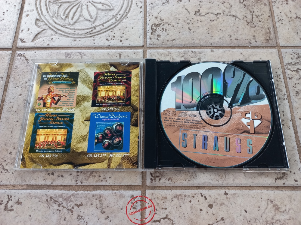 Audio CD: VA 100% Strauss (1995) CD 1