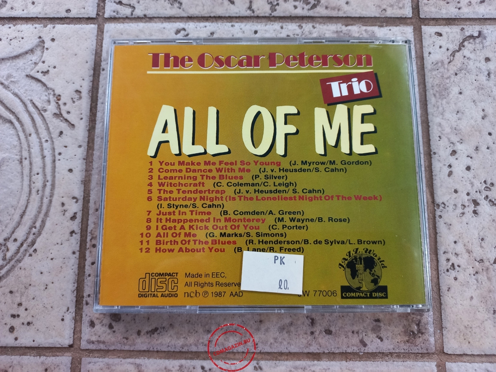 Audio CD: Oscar Peterson Trio (1987) All Of Me