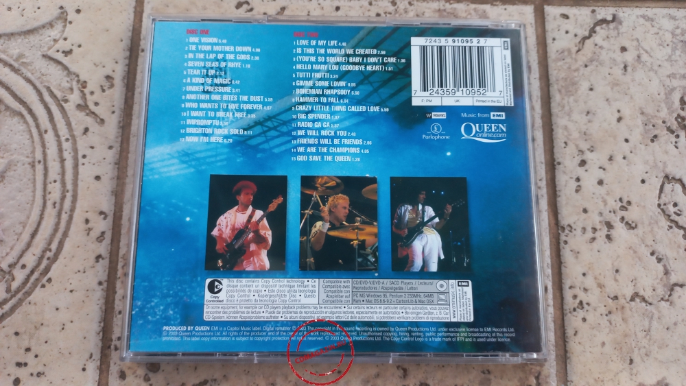 Audio CD: Queen (1992) Live At Wembley Stadium Audio CD: Queen (1992) Live At Wembley Stadium