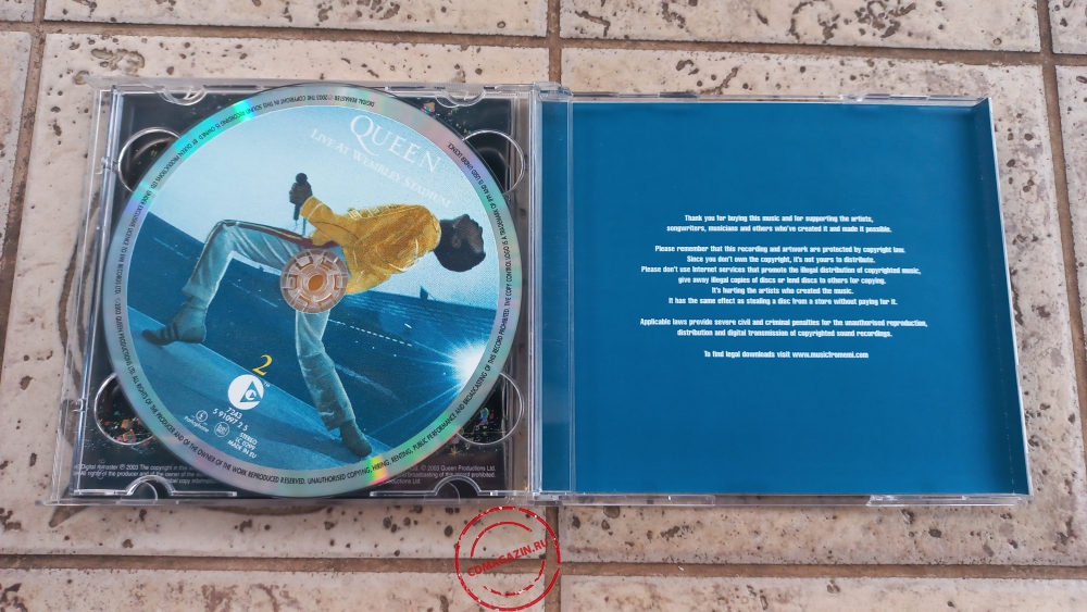 Audio CD: Queen (1992) Live At Wembley Stadium Audio CD: Queen (1992) Live At Wembley Stadium