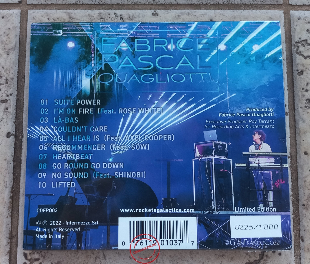 Audio CD: Fabrice Pascal Quagliotti (2022) Undo Audio CD: Fabrice Pascal Quagliotti (2022) Undo