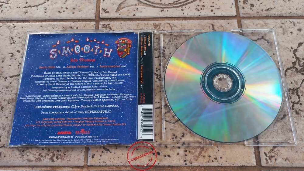 Audio CD: Santana (1999) Smooth Audio CD: Santana (1999) Smooth