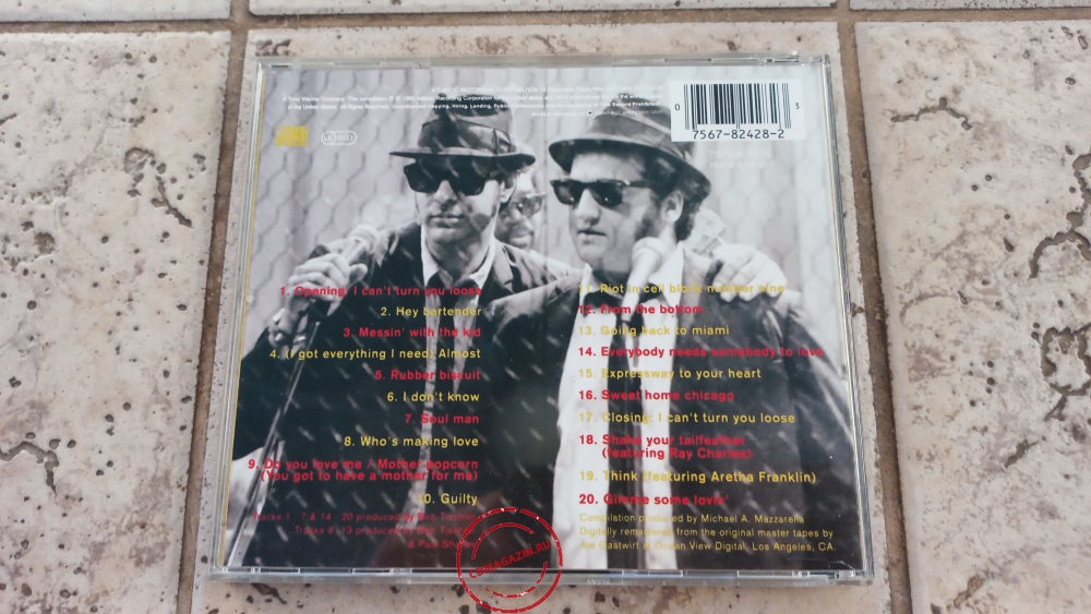 Audio CD: Blues Brothers (1992) The Definitive Collection Audio CD: Blues Brothers (1992) The Definitive Collection