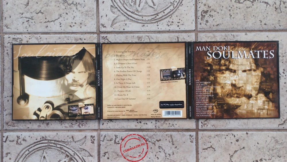 Audio CD: Man Doki Soulmates (2002) Soulmates Audio CD: Man Doki Soulmates (2002) Soulmates