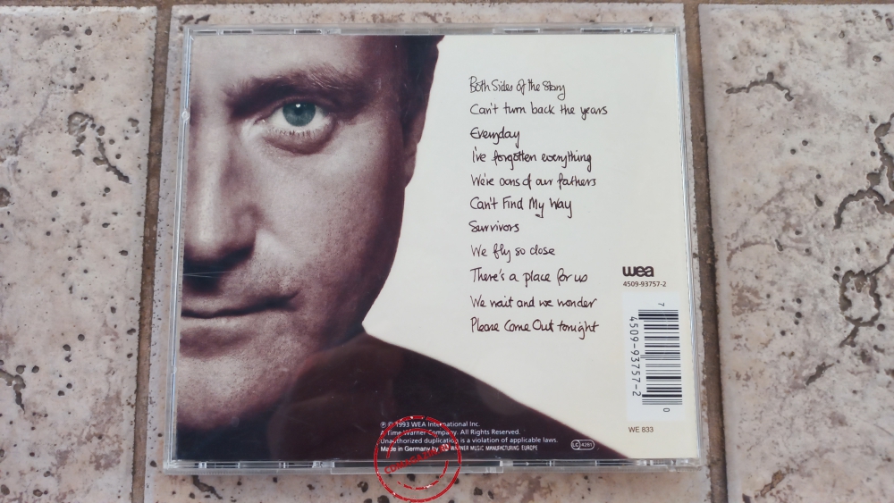 Audio CD: Phil Collins (1993) Both Sides Audio CD: Phil Collins (1993) Both Sides