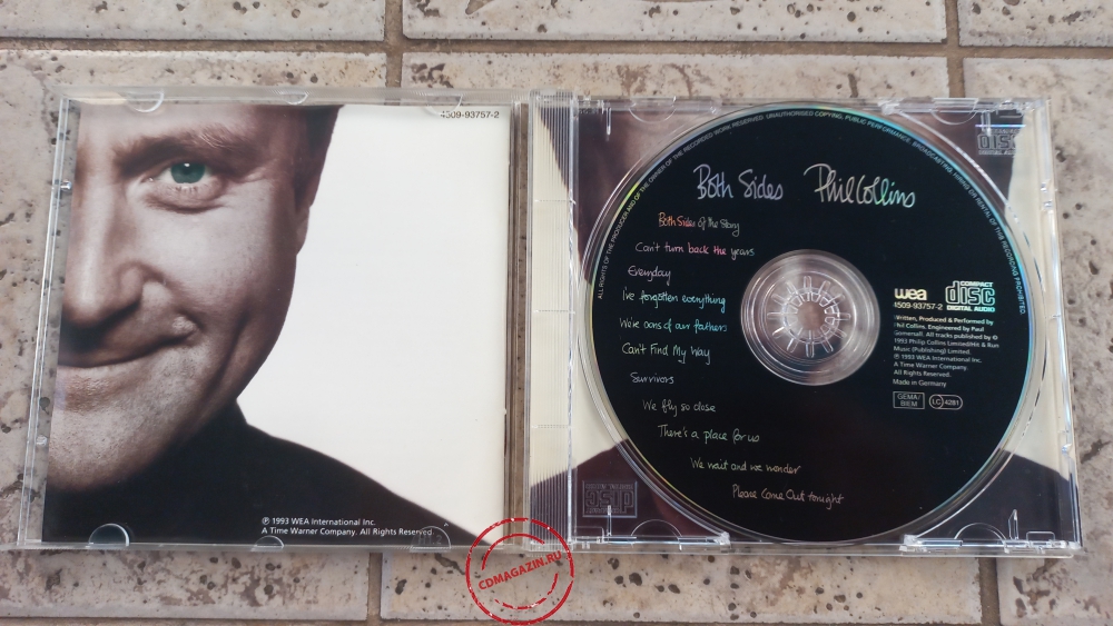 Audio CD: Phil Collins (1993) Both Sides Audio CD: Phil Collins (1993) Both Sides