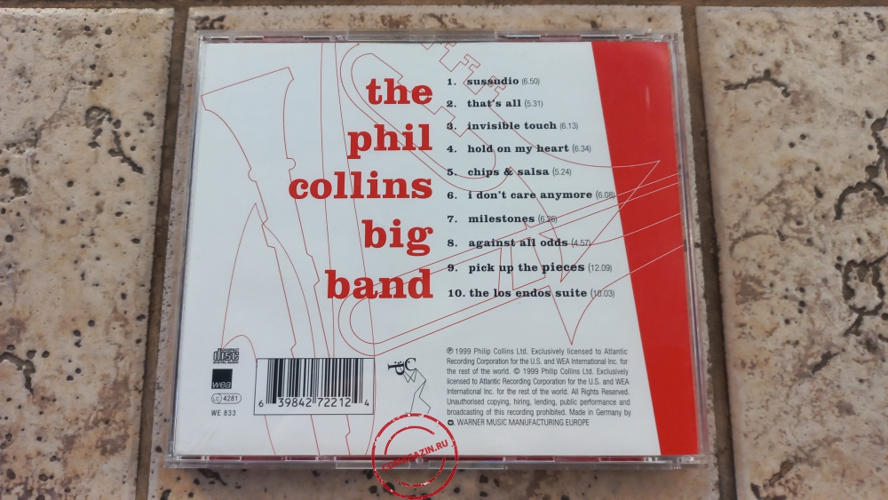 Audio CD: Phil Collins Big Band (1999) A Hot Night In Paris Audio CD: Phil Collins Big Band (1999) A Hot Night In Paris