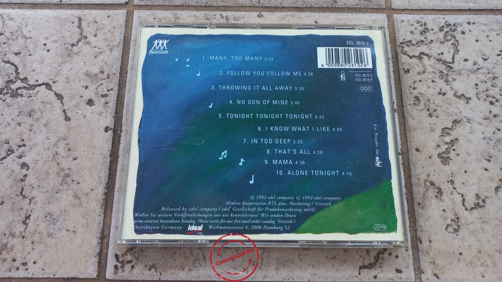 Audio CD: Royal Philharmonic Orchestra (1992) Plays Genesis Hits And Ballads Audio CD: Royal Philharmonic Orchestra (1992) Plays Genesis Hits And Ballads