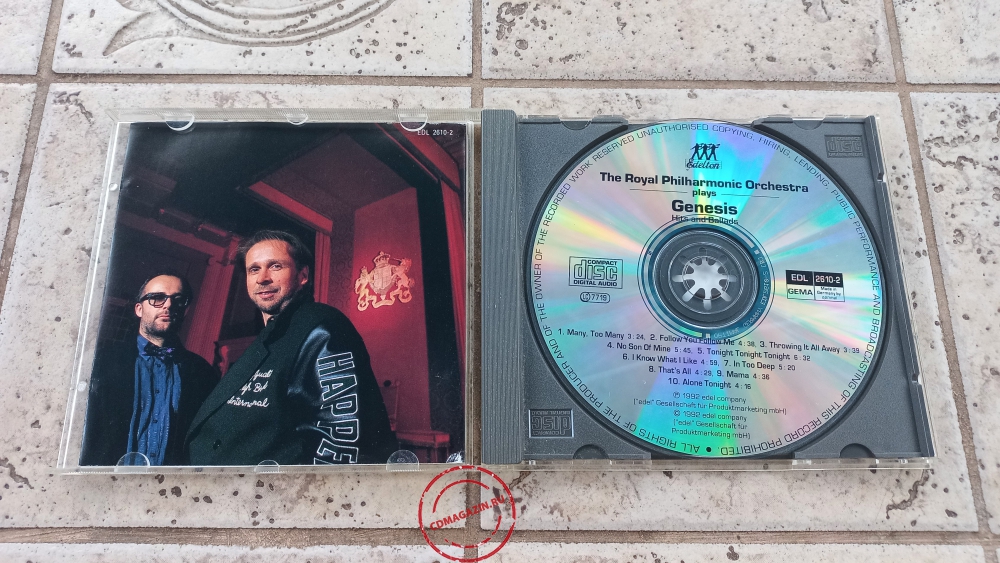 Audio CD: Royal Philharmonic Orchestra (1992) Plays Genesis Hits And Ballads Audio CD: Royal Philharmonic Orchestra (1992) Plays Genesis Hits And Ballads