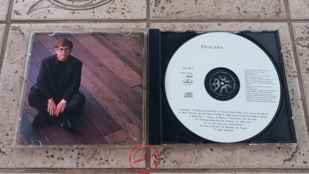 Audio CD: Elton John (1995) Love Songs Audio CD: Elton John (1995) Love Songs