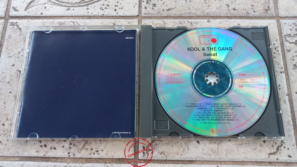 Audio CD: Kool & The Gang (1989) Sweat Audio CD: Kool & The Gang (1989) Sweat