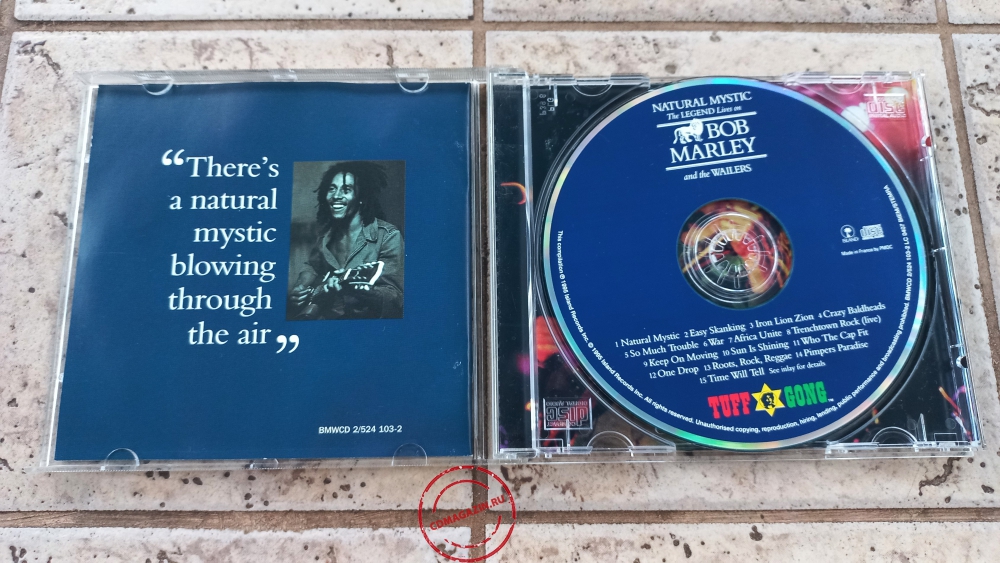 Audio CD: Bob Marley & The Wailers (1995) Natural Mystic (The Legend Lives On) Audio CD: Bob Marley & The Wailers (1995) Natural Mystic (The Legend Lives On)