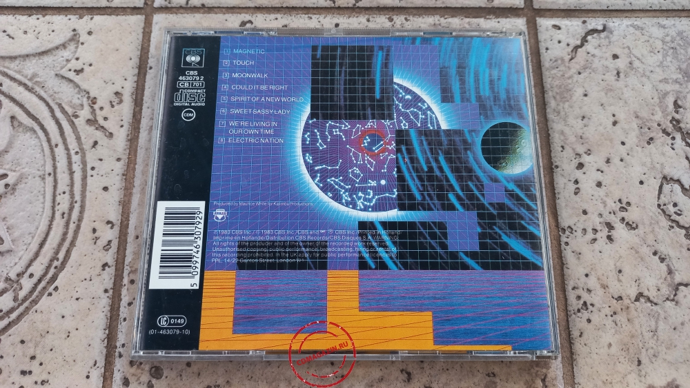 Audio CD: Earth Wind & Fire (1983) Electric Universe Audio CD: Earth Wind & Fire (1983) Electric Universe