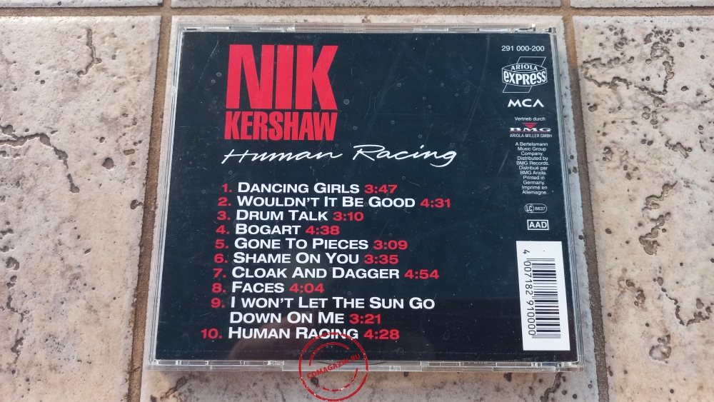 Audio CD: Nik Kershaw (1984) Human Racing Audio CD: Nik Kershaw (1984) Human Racing