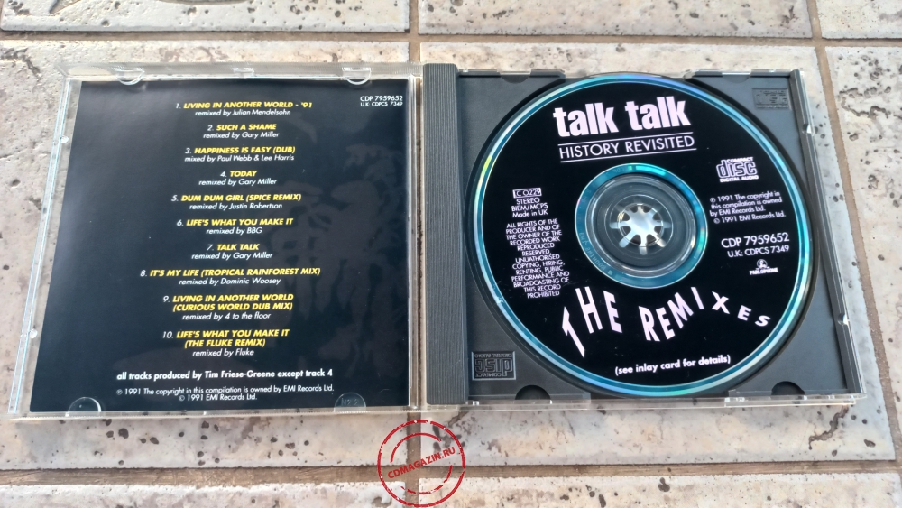 Audio CD: Talk Talk (1991) History Revisited - The Remixes Audio CD: Talk Talk (1991) History Revisited - The Remixes