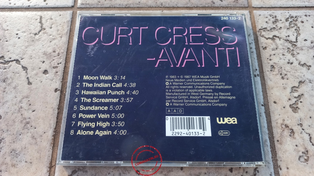 Audio CD: Curt Cress (1983) Avanti Audio CD: Curt Cress (1983) Avanti