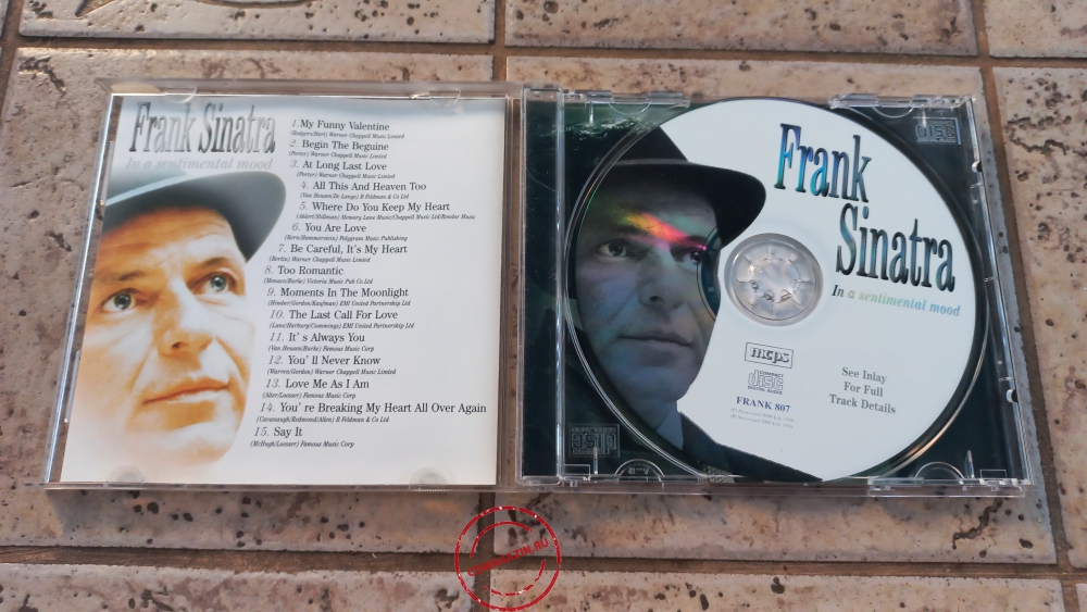 Audio CD: Frank Sinatra (1998) In A Sentimental Mood Audio CD: Frank Sinatra (1998) In A Sentimental Mood