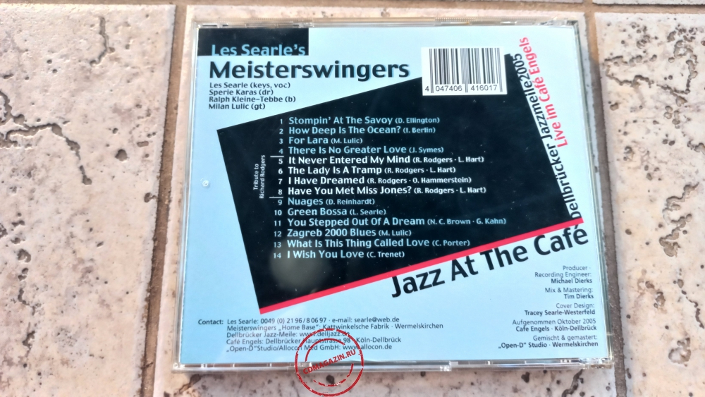 Audio CD: Les Searle's Meisterswingers (2005) Jazz At Cafe Audio CD: Les Searle's Meisterswingers (2005) Jazz At Cafe