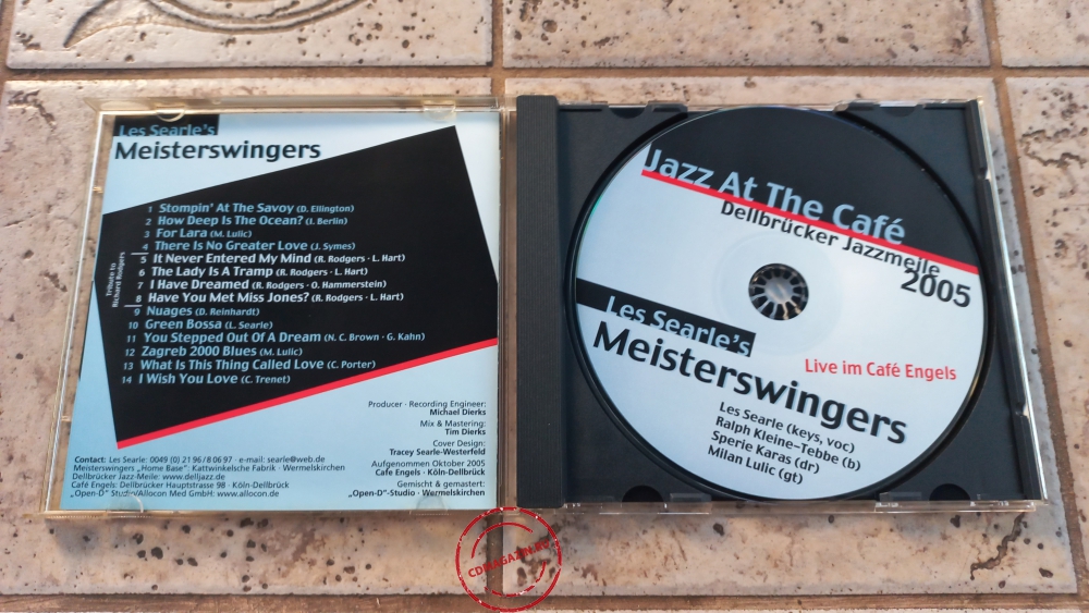 Audio CD: Les Searle's Meisterswingers (2005) Jazz At Cafe Audio CD: Les Searle's Meisterswingers (2005) Jazz At Cafe