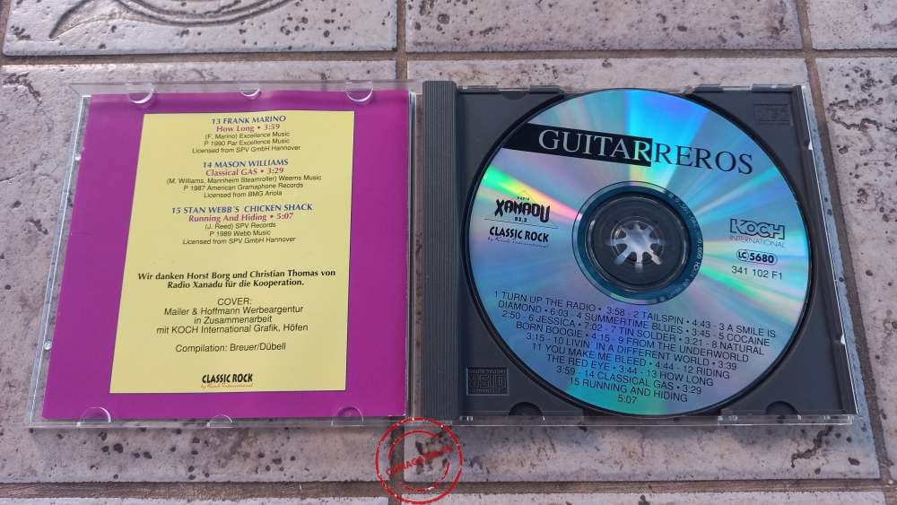 Audio CD: VA Guitarreros (1993) Compilation Audio CD: VA Guitarreros (1993) Compilation
