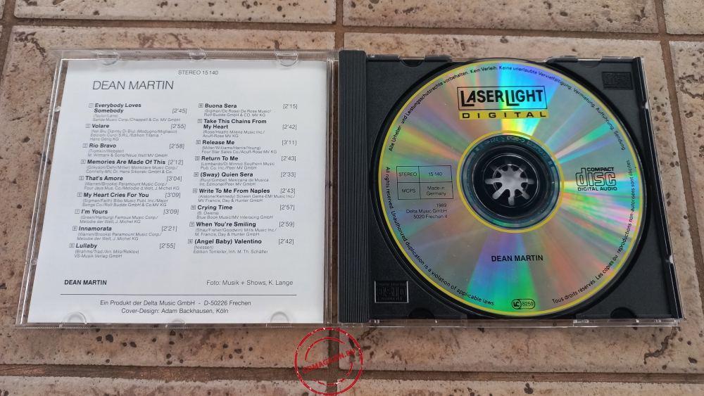 Audio CD: Dean Martin (1989) Dean Martin Audio CD: Dean Martin (1989) Dean Martin