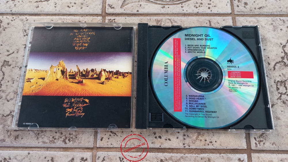 Audio CD: Midnight Oil (1987) Diesel And Dust Audio CD: Midnight Oil (1987) Diesel And Dust