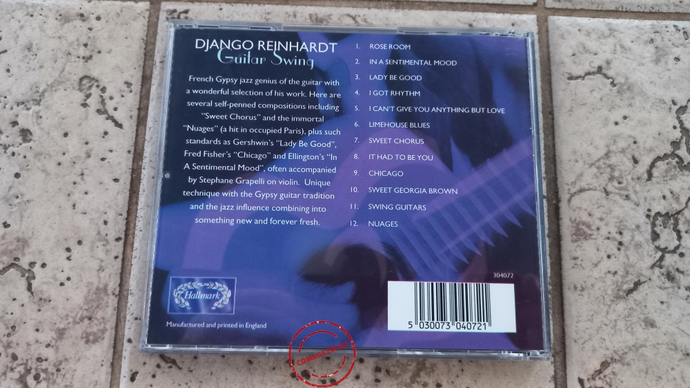 Audio CD: Django Reinhardt (1996) Guitar Swing Audio CD: Django Reinhardt (1996) Guitar Swing