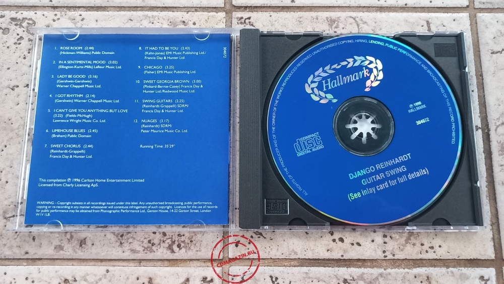Audio CD: Django Reinhardt (1996) Guitar Swing Audio CD: Django Reinhardt (1996) Guitar Swing
