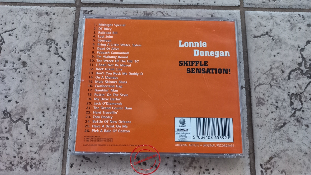 Audio CD: Lonnie Donegan (1998) Skiffle Sensation! Audio CD: Lonnie Donegan (1998) Skiffle Sensation!