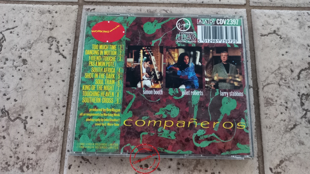 Audio CD: Working Week (1986) Companeros Audio CD: Working Week (1986) Companeros
