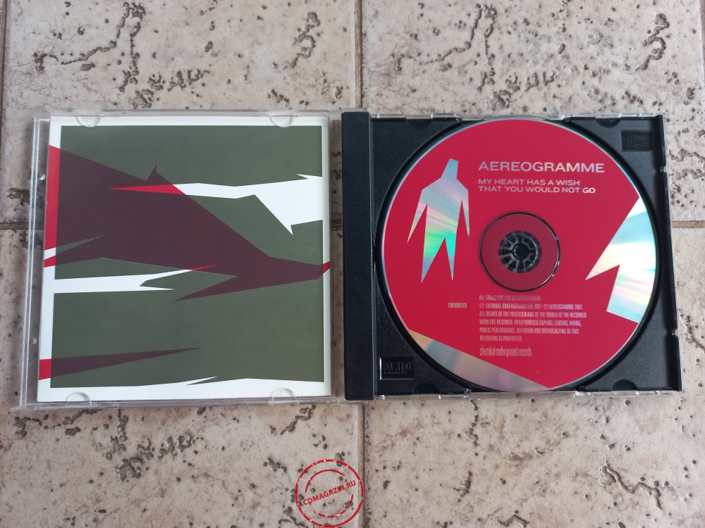 Audio CD: Aereogramme (2007) My Heart Has A Wish That You Would Not Go Audio CD: Aereogramme (2007) My Heart Has A Wish That You Would Not Go