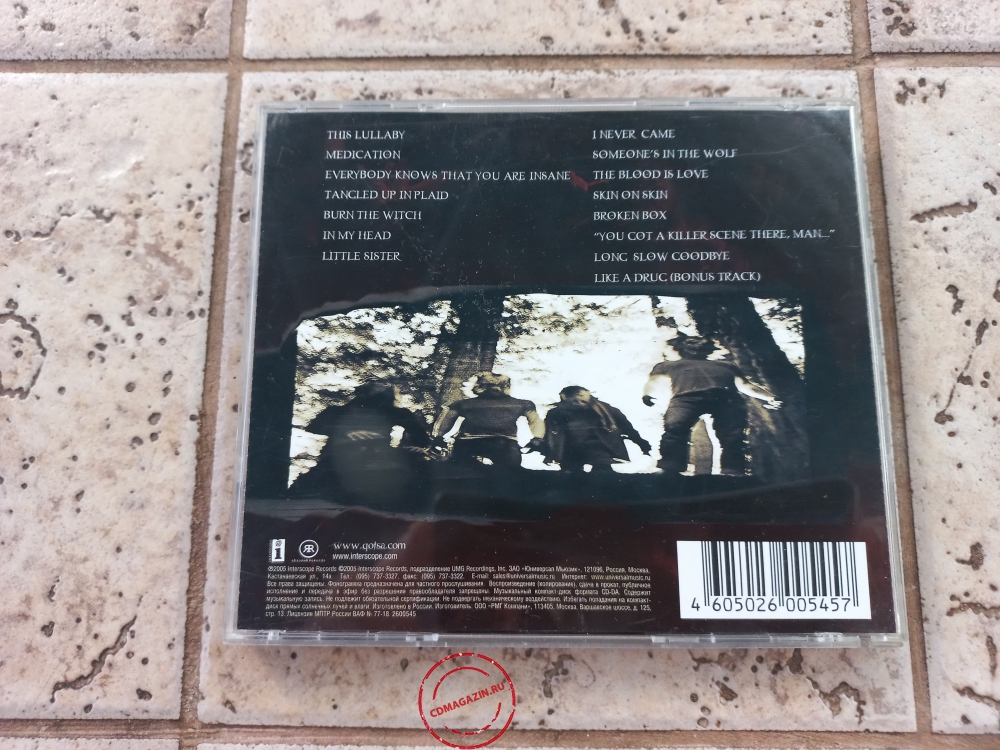 Audio CD: Queens Of The Stone Age (2005) Lullabies To Paralyze Audio CD: Queens Of The Stone Age (2005) Lullabies To Paralyze