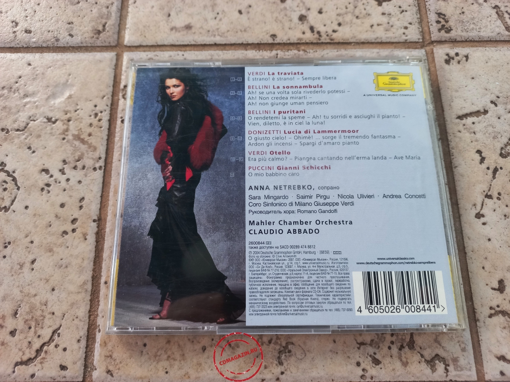 Audio CD: Anna Netrebko (2004) Sempre Libera Audio CD: Anna Netrebko (2004) Sempre Libera