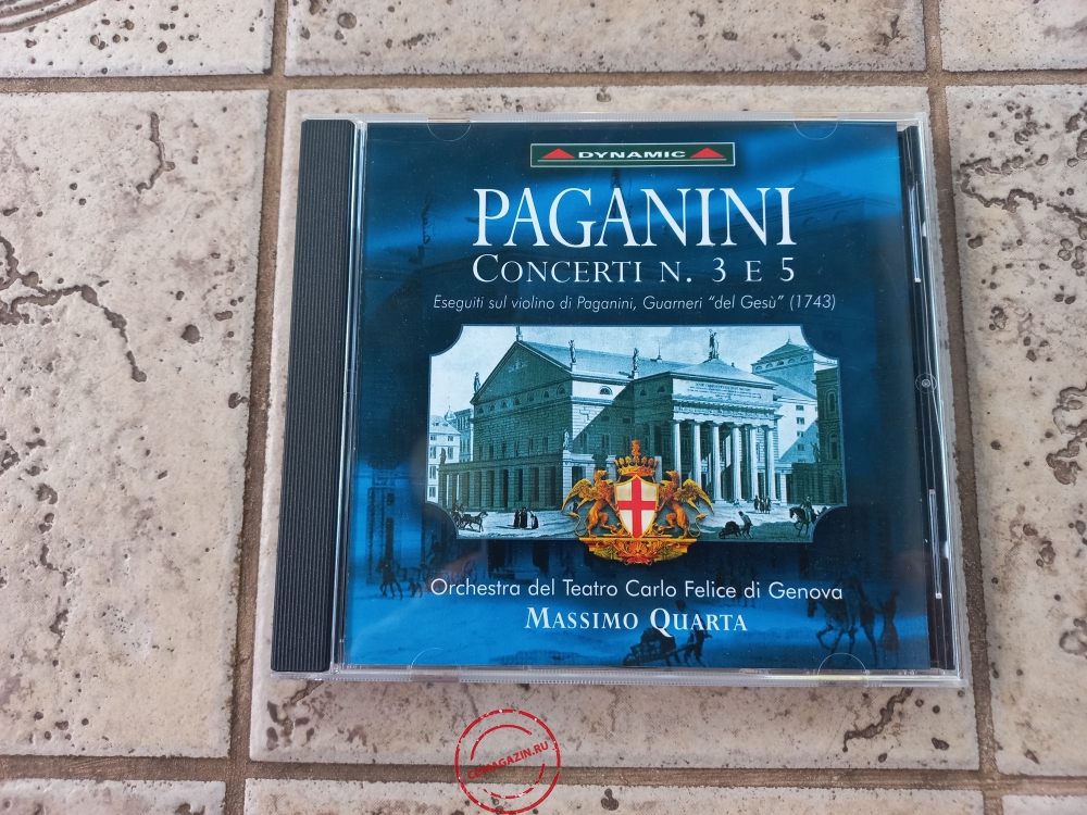 Audio CD: Niccolo Paganini (2002) Concerti N. 3 E 5 Audio CD: Niccolo Paganini (2002) Concerti N. 3 E 5