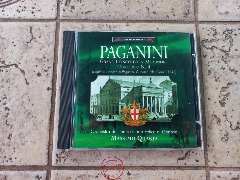 Audio CD: Niccolo Paganini (2003) Grand Concerto In Mi Minore + Concerto N.4 Audio CD: Niccolo Paganini (2003) Grand Concerto In Mi Minore + Concerto N.4