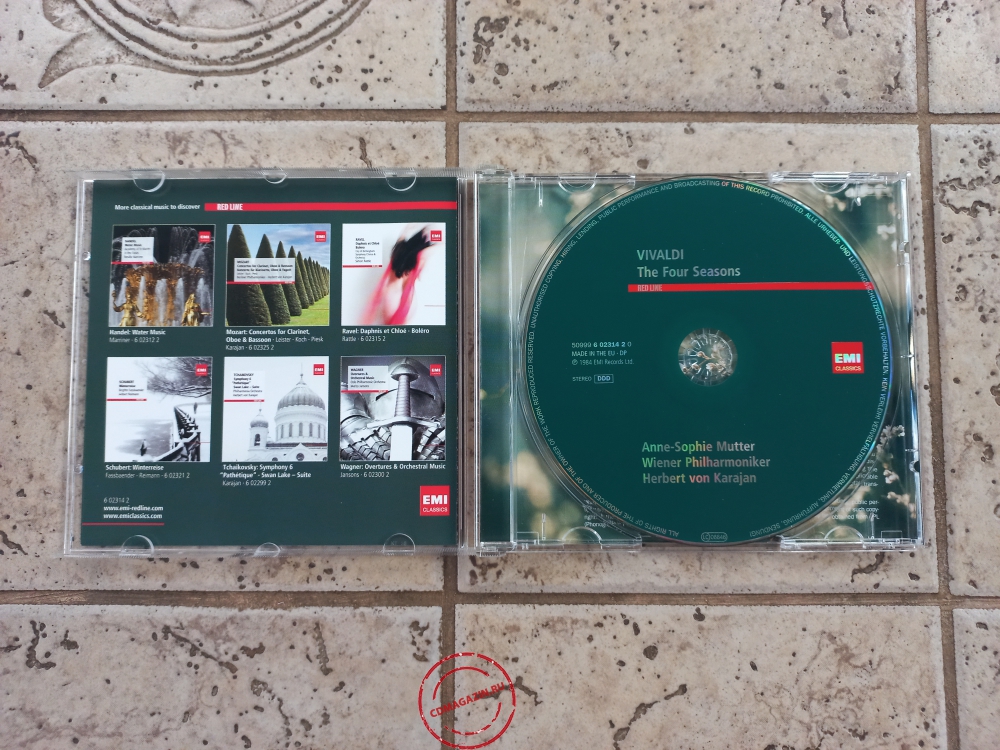 Audio CD: Antonio Vivaldi (1984) The Four Seasons Audio CD: Antonio Vivaldi (1984) The Four Seasons