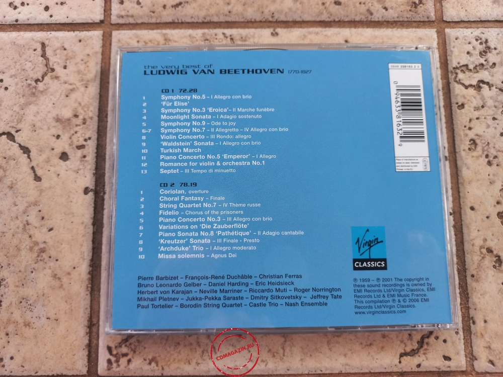 Audio CD: Ludwig van Beethoven (2006) The Very Best Of Beethoven Audio CD: Ludwig van Beethoven (2006) The Very Best Of Beethoven