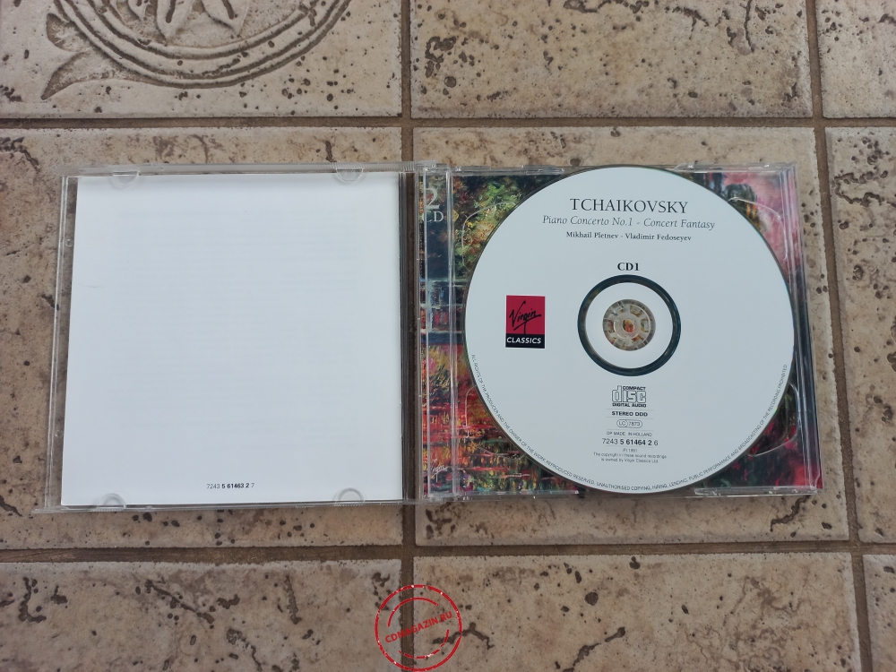 Audio CD: Mikhail Pletnev (1991) Tchaikovsky, Piano Concertos 1-3 + Concert Fantasy Audio CD: Mikhail Pletnev (1991) Tchaikovsky, Piano Concertos 1-3 + Concert Fantasy