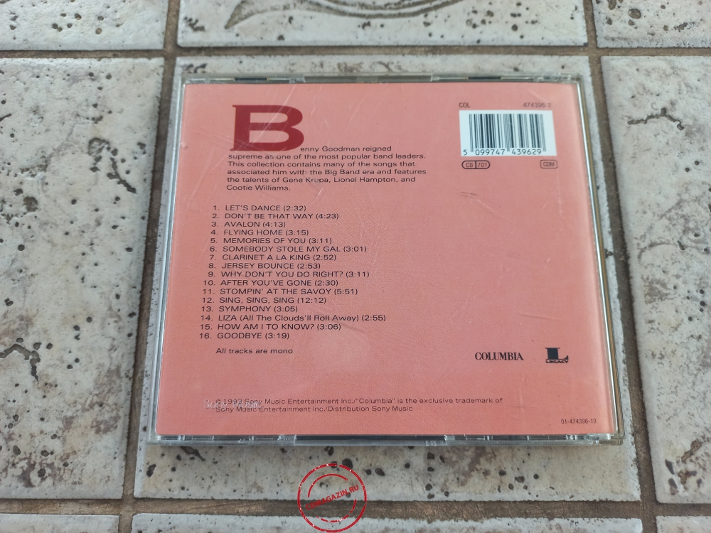 Audio CD: Benny Goodman (1993) 16 Most Requested Songs Audio CD: Benny Goodman (1993) 16 Most Requested Songs