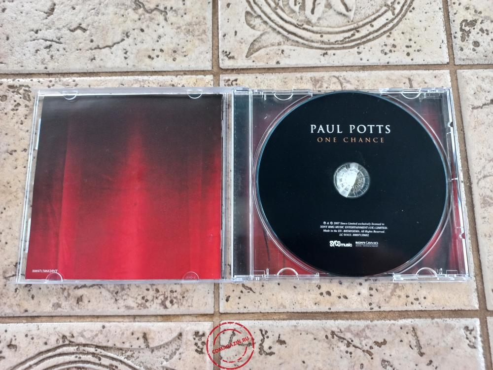Audio CD: Paul Potts (2) (2007) One Chance Audio CD: Paul Potts (2) (2007) One Chance