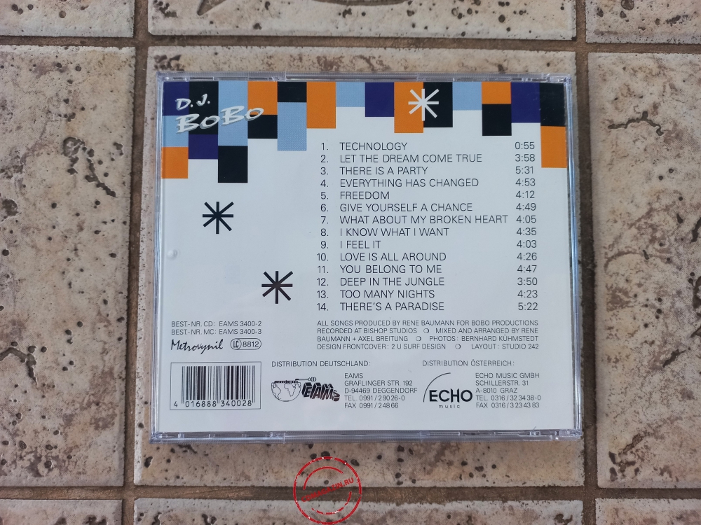 Audio CD: DJ Bobo (1994) There Is A Party Audio CD: DJ Bobo (1994) There Is A Party