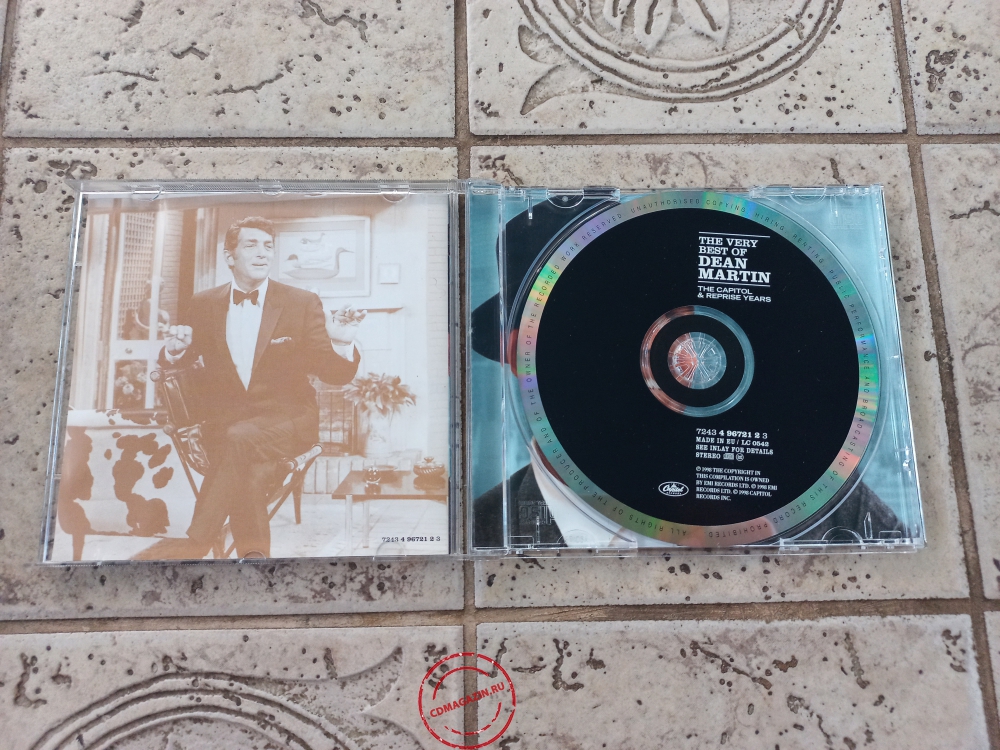 Audio CD: Dean Martin (1998) The Very Best Of Dean Martin Audio CD: Dean Martin (1998) The Very Best Of Dean Martin