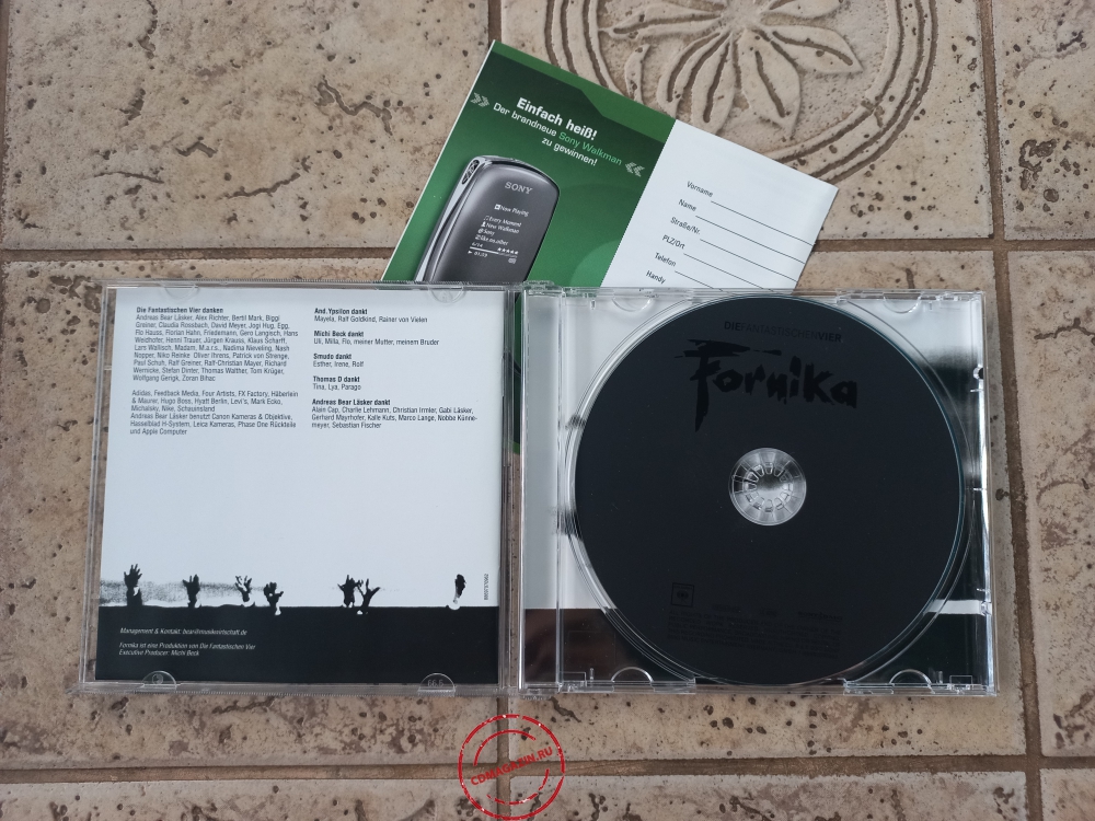 Audio CD: Die Fantastischen Vier (2007) Fornika Audio CD: Die Fantastischen Vier (2007) Fornika