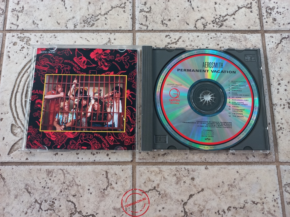 Audio CD: Aerosmith (1987) Permanent Vacation Audio CD: Aerosmith (1987) Permanent Vacation