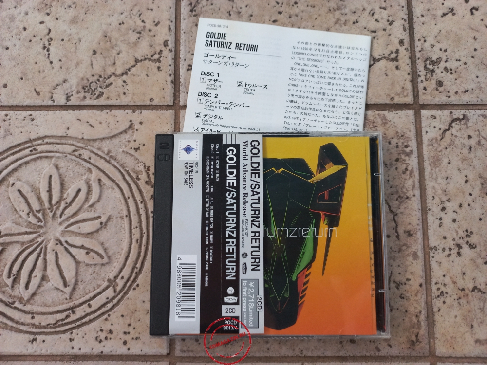 Audio CD: Goldie (1998) Saturnz Return Audio CD: Goldie (1998) Saturnz Return
