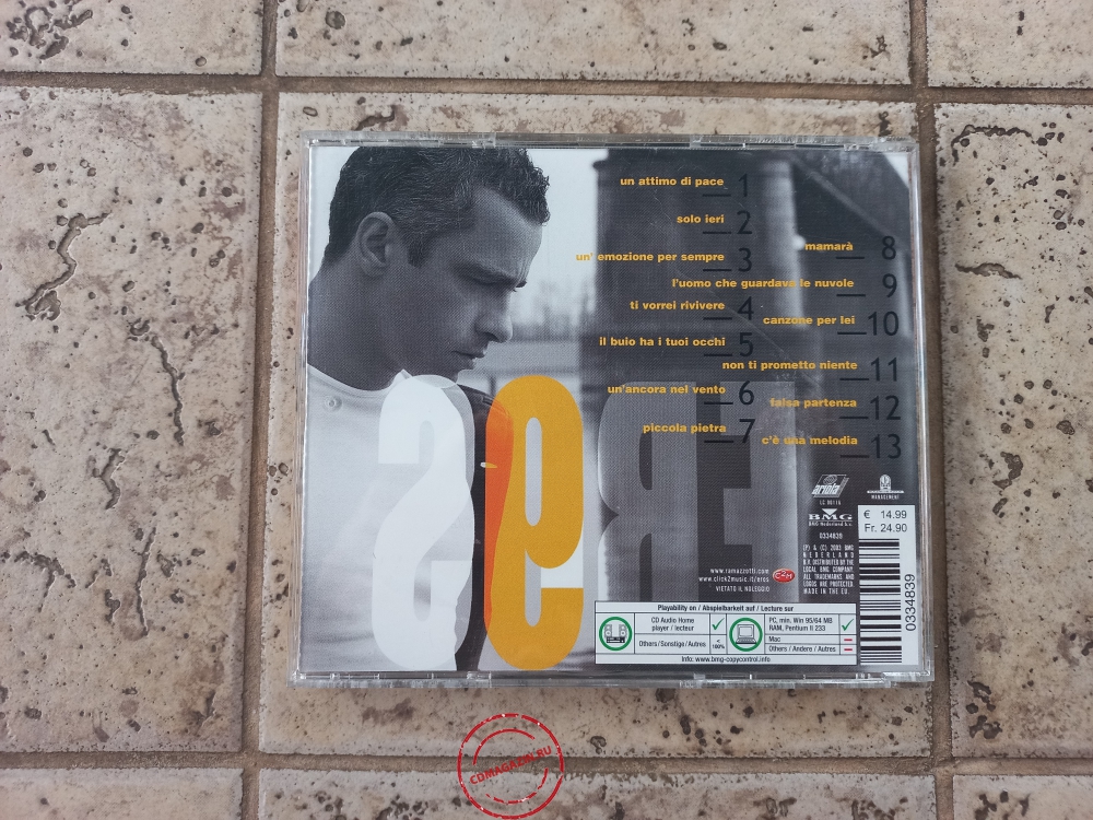 Audio CD: Eros Ramazzotti (2003) 9 Audio CD: Eros Ramazzotti (2003) 9