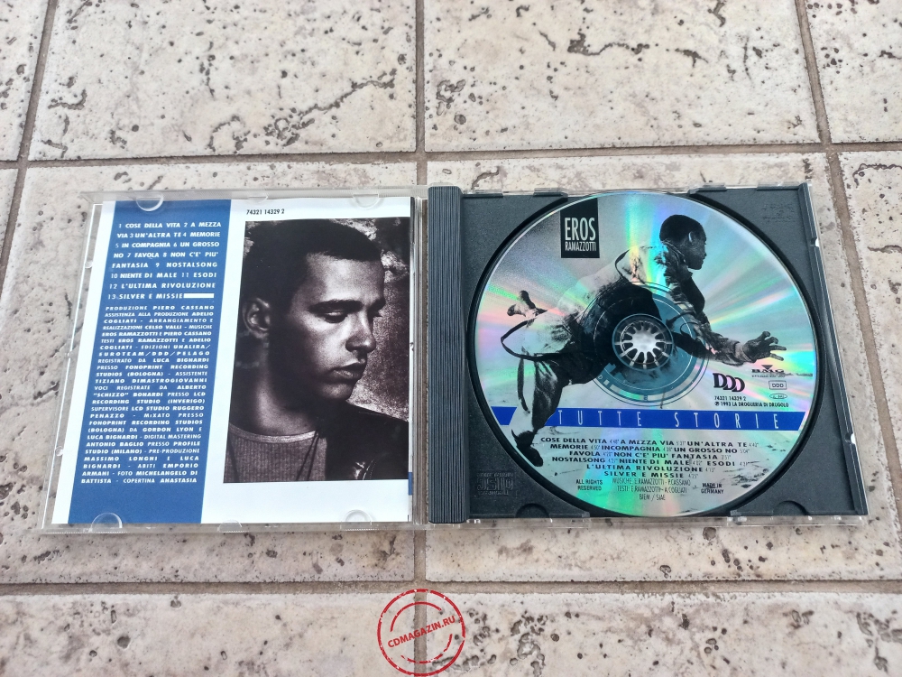 Audio CD: Eros Ramazzotti (1993) Tutte Storie Audio CD: Eros Ramazzotti (1993) Tutte Storie